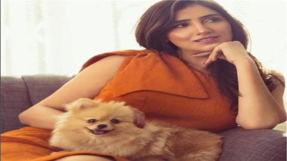 الفنانة مي عمر تجري تقوم بعمل بروفات لمسلسل لؤلؤ